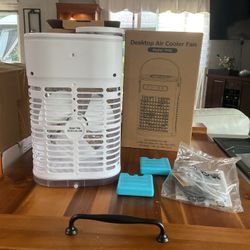 Table Top Air Cooler Fan With Remote Control - NEW