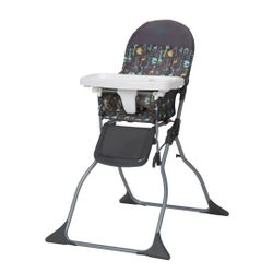 Cosco Kids Simple Fold Full Size High Chair with Adjustable Tray, Zuri