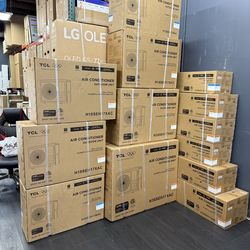 TCL AIR CONDITIONER MINI SPLIT HEAT AND COOLING WIFI SMART SMART 4k TV