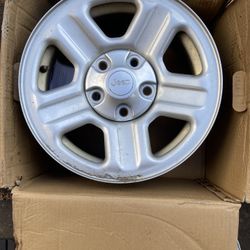 5 Stock Jeep Rims