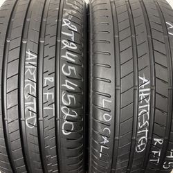 2 Tires 245 45 20 Bridgestone Alenza 001 Run Flat High Tread