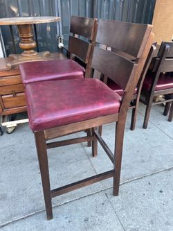 Two bar stools