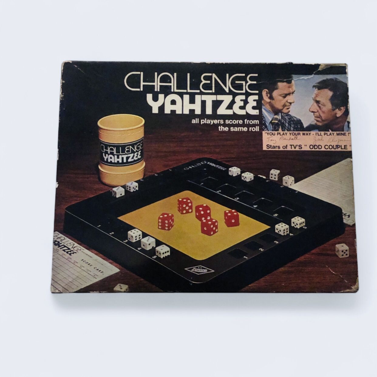 vintage Challenge Yahtzee board game