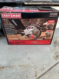 Craftsman 10” compound miter saw