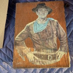 John Wayne collage art From The Movie Hondo