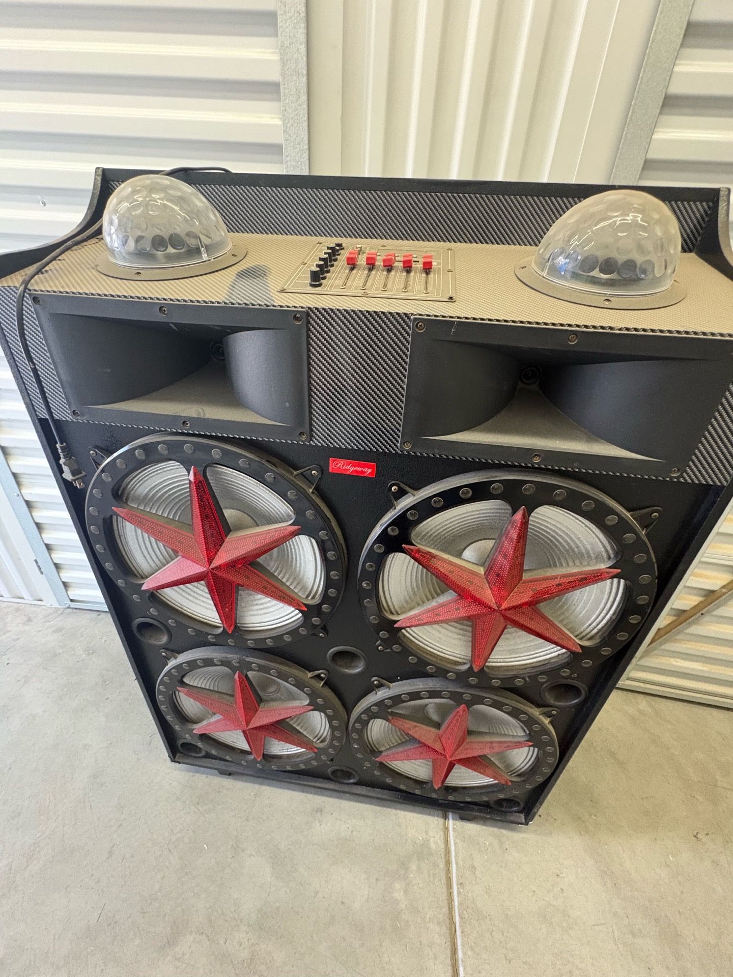 Speaker really big