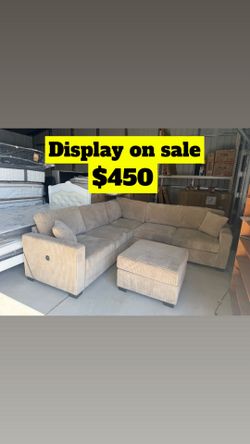 Display sectional on sale