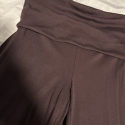 Brown Flare Leggings 