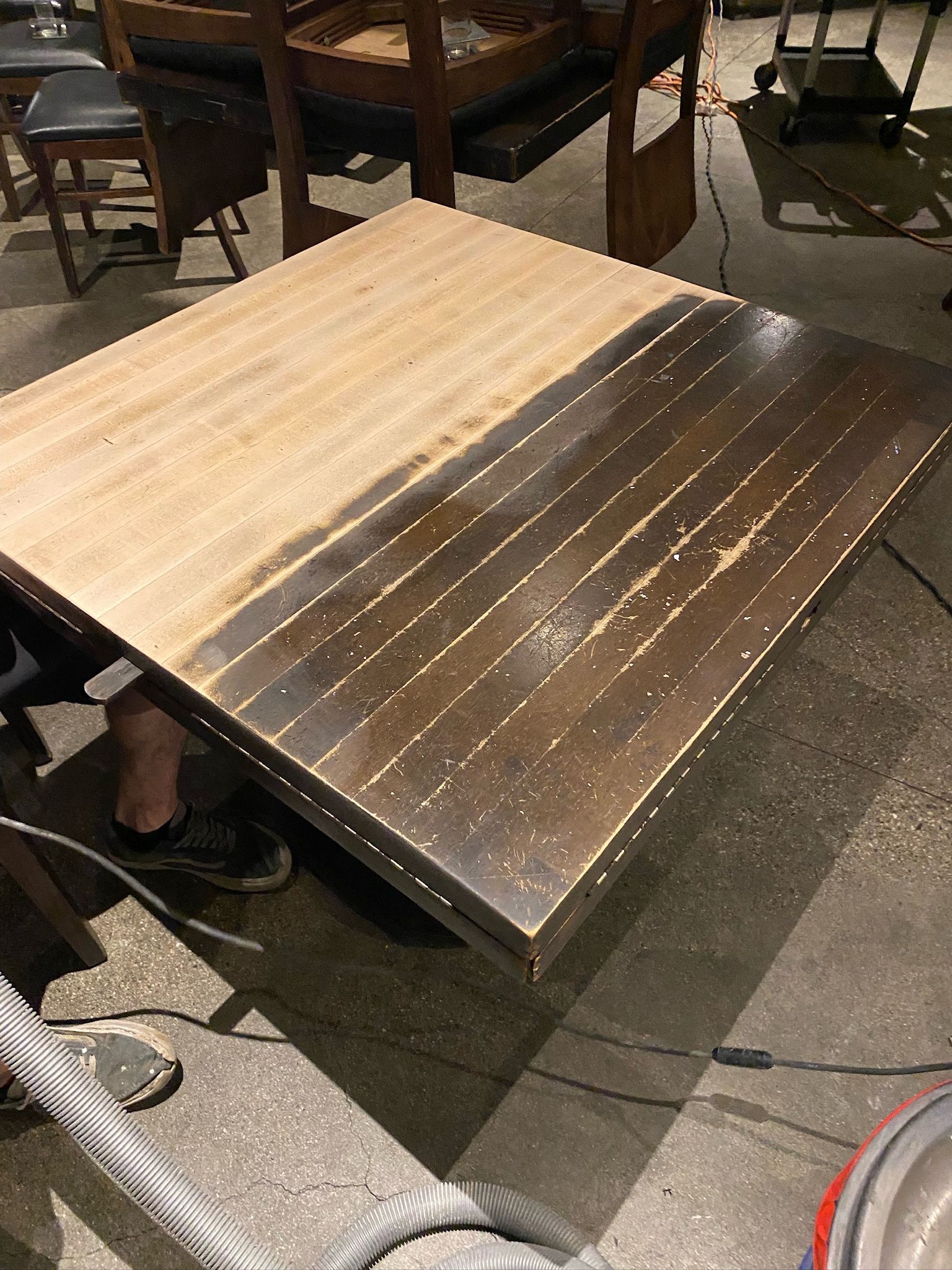 Used Solid Maple Butcher Block Table Tops