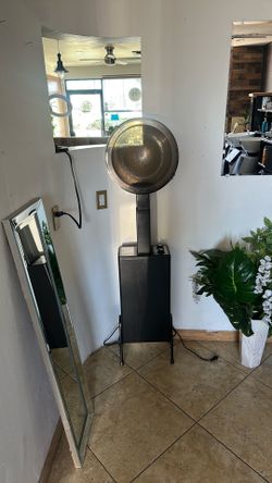 Hooded salon dryer