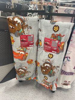 New lightning McQueen Christmas blankets