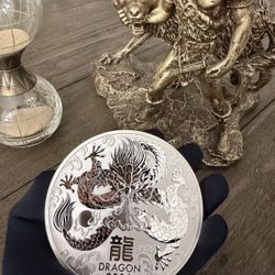 1kg Dragon silver Coin