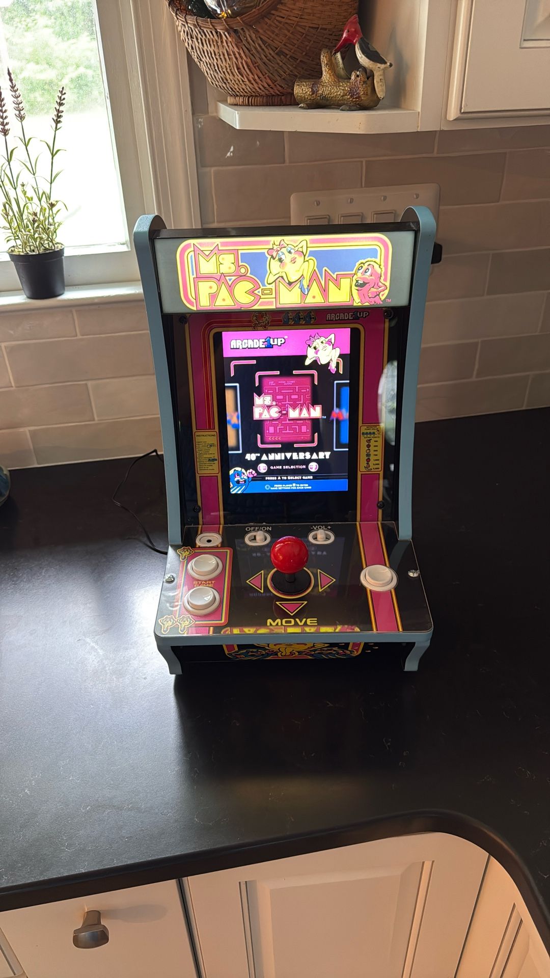Ms PAC-MAN Arcade Table Top (4 Games) 40th Anniversary