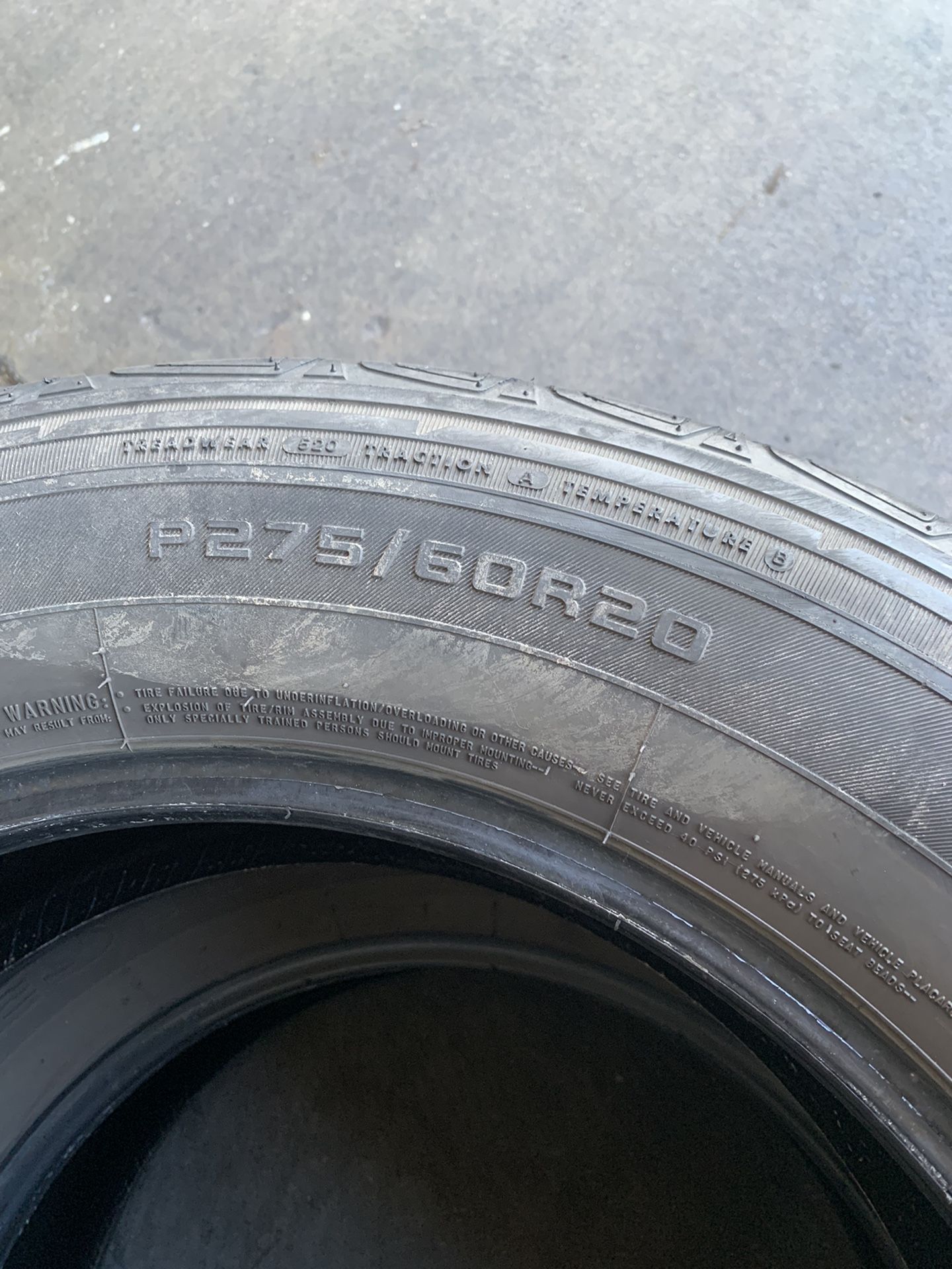 P27560R20 Tires