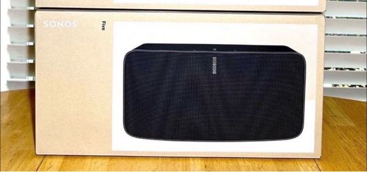 Sonos Fives - Black - Brand New Sealed - Includes Warranty