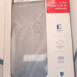 Battery Case for iPhone 5/5S/SE (4.0 inch), 4000mAh Slim Charger Case Rech