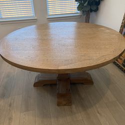 Kensington Round Dining Table – Solid Wood – $1,000