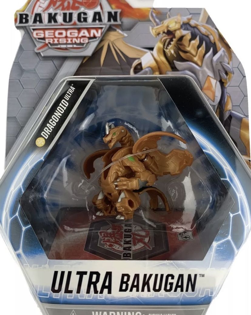 Bakugan Geogan Rising Aurelus Dragonoid Ultra New Sealed Box In Hand