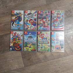 Nintendo Switch Game Cases (No Games)