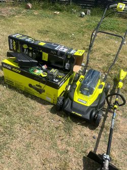 RYOBI
40V 18 in. 2-in-1 Cordless Battery Walk Behind Push Lawn Mower with 6.0 Ah Battery and Charger
