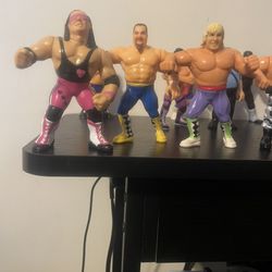 Lot of 15 WWF Hasbro Figures