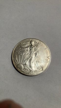 1996 silver eagle - rare date