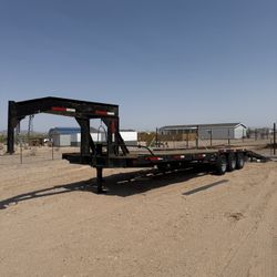 Tráiler Gooseneck  24 Feet Long 