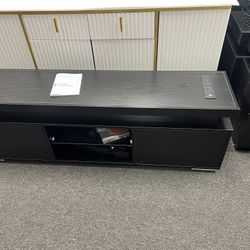 New, 59” TV stand With TV bracket And Charge Station