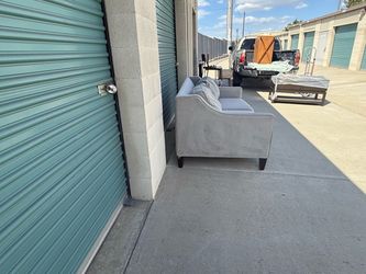West Elm Suede Couch for sale $200 OBO