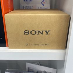 Sony FX3 Cinema Camera 