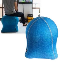 Jellyfish Ball Chair Ergonomic Office & Home Stability Desk Chair Adult 20" Seating Height Navy