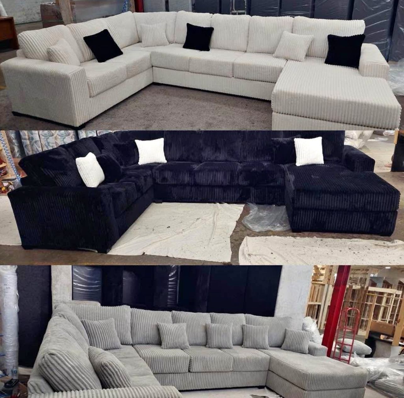 Living Room, Oversize Sectional Sofa, Couch Furniture On Sale