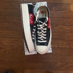 CONVERSE X COMME DES GARCONS PLAY ALL STAR CHUCK '70 OX - BLACK