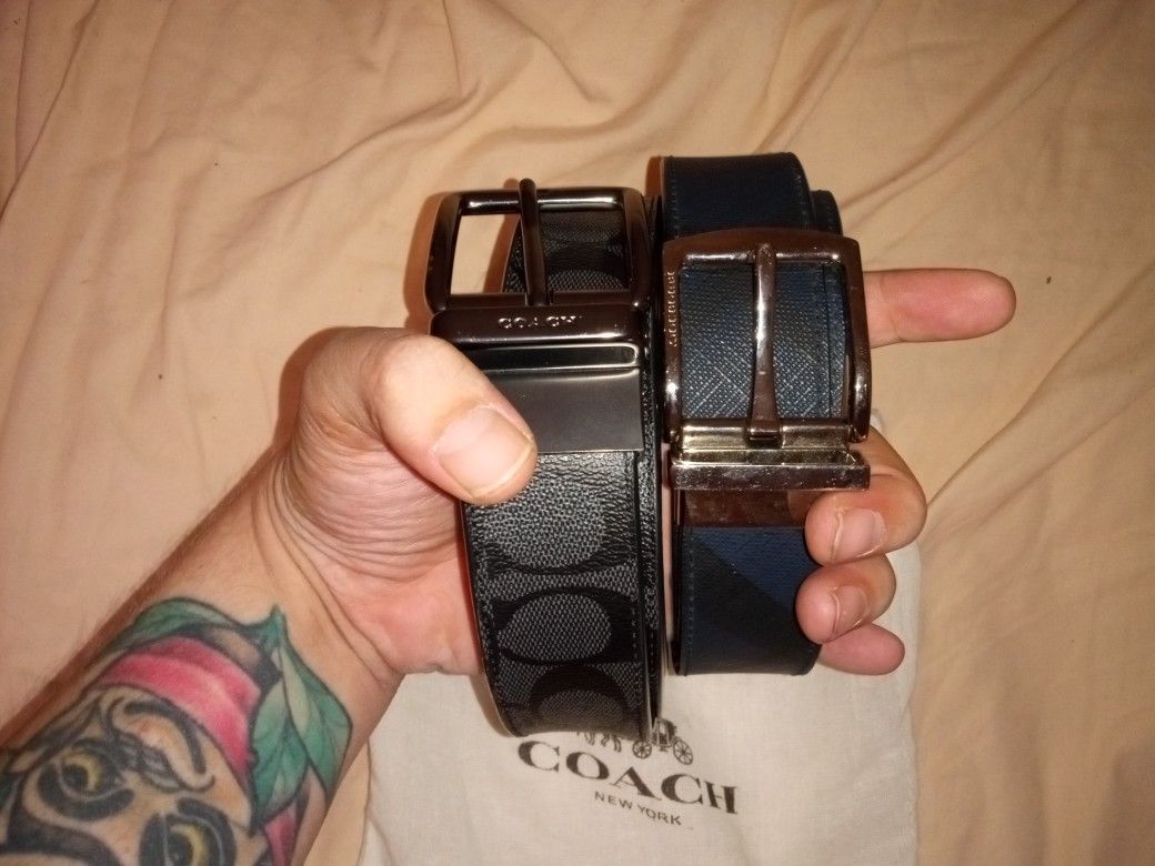 Coach - Burberry - Perry Ellis Belts NEW