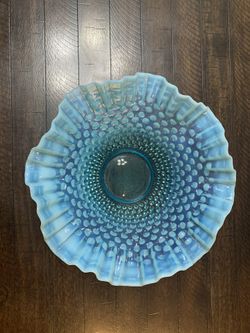 Beautiful Antique Blue Fenton Glassware