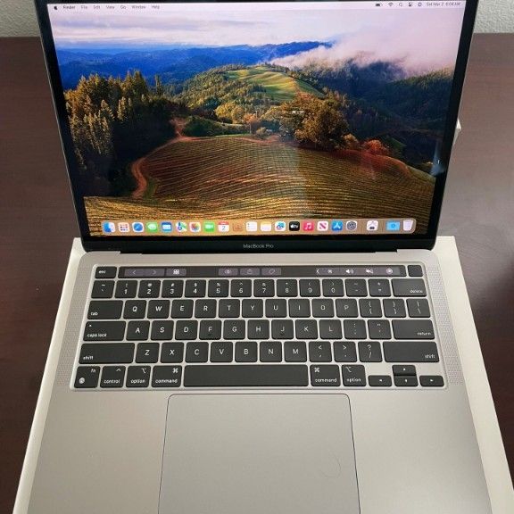 Apple 2020 Apple MacBook Pro with Apple M1 Chip (13-inch, 8GB RAM, 256 SSD ) - Silver