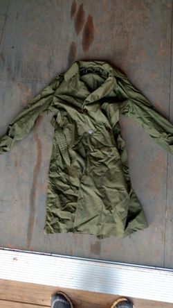 Antique original us army issue trench coat