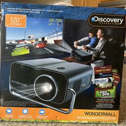 Discovery Wonderwall Entertainment Projector 120” Screen