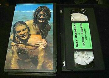 1983 Ozzy Osborne & Randy Rhoads After Hours VHS Tape