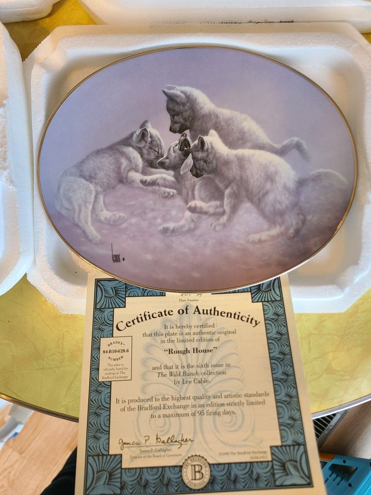 Bradford Exchange Collectable Plates