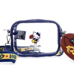 Hello Kitty Rams Purse With Coin Purse 