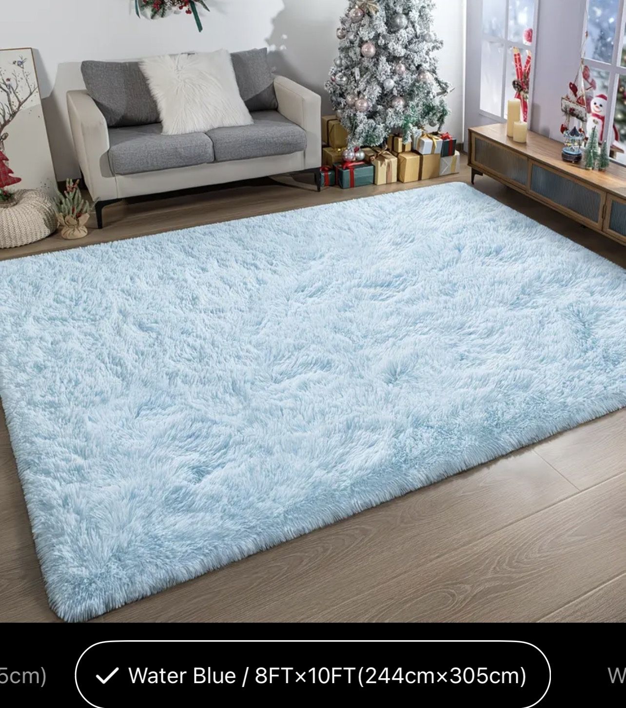 Luxurious Fluffy Shag Rug Ultra Soft,Plush,Fuzzy Durable Modern Home Decor 6x9 ft