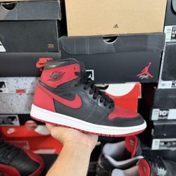 Jordan Patent Bred 1s size 8.5 (Matte Finish Custom) VNDS