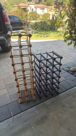 Wood wine racks
