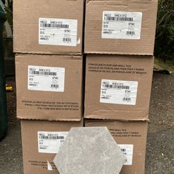 8x8 Hex Floor Tile Approximately 60sf