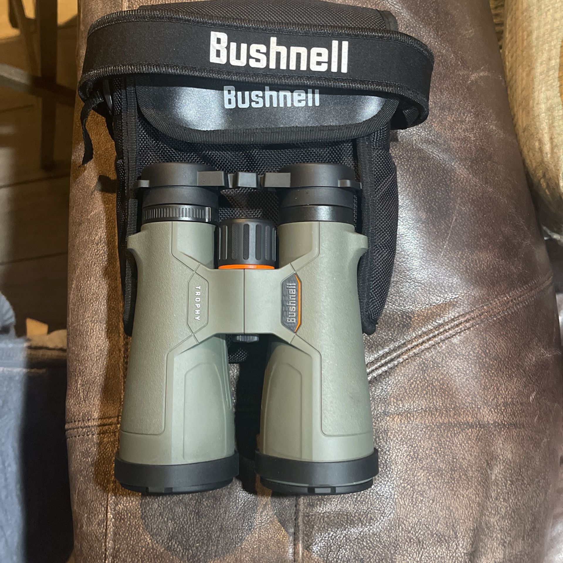 Brand New Open Box Bushnell Trophy  10 X 50 Armor Plated waterproof  And Fog Proof Binoculars 