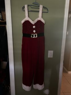 Santa Clause Sequined Jumpsuit