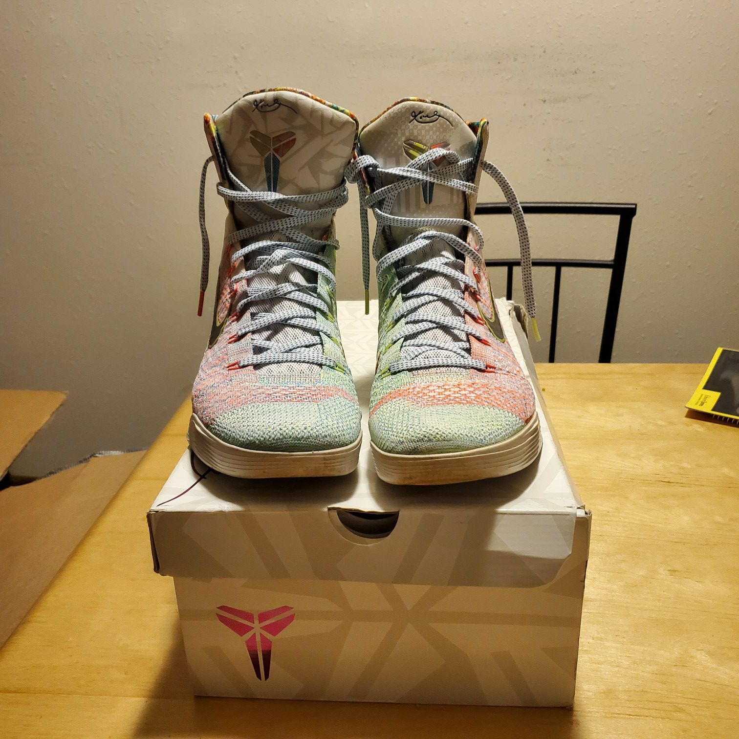 Kobe 9 high 'what the' 100% Authentic