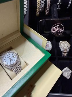 Moissanite vvs1 d color watch