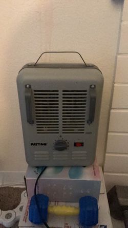 Heater and fans